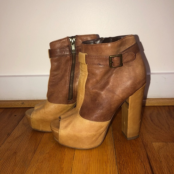 Steve Madden Platform Boots — Open Toe - Picture 4 of 6